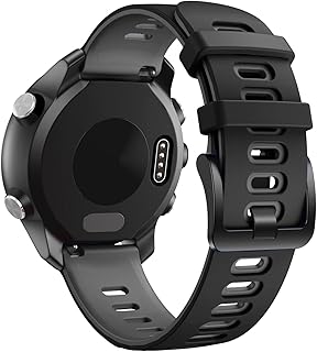 NotoCity for Garmin Vivoactive 3 Band, 20mm Soft Silicone Replacement Band for Samsung Galaxy Active 2/ Garmin Forerunner 645 /Samsung Gear Sport/Galaxy Watch 42mm