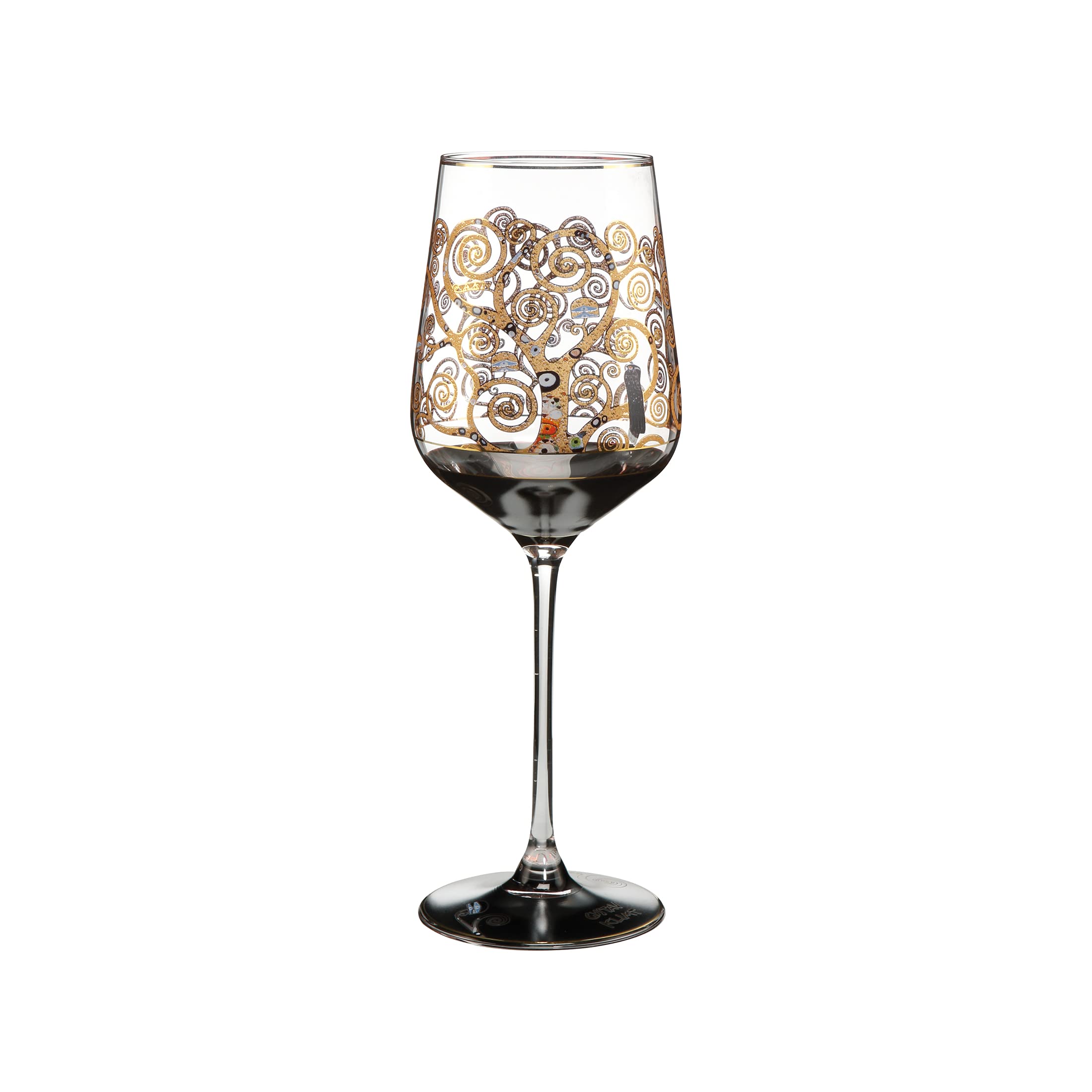 Gustav Klimt Goebel Verre à vin à collectionner - Motif arbre de vie de 0,45 l - 8,5 x 25 cm - 66-926-63-1