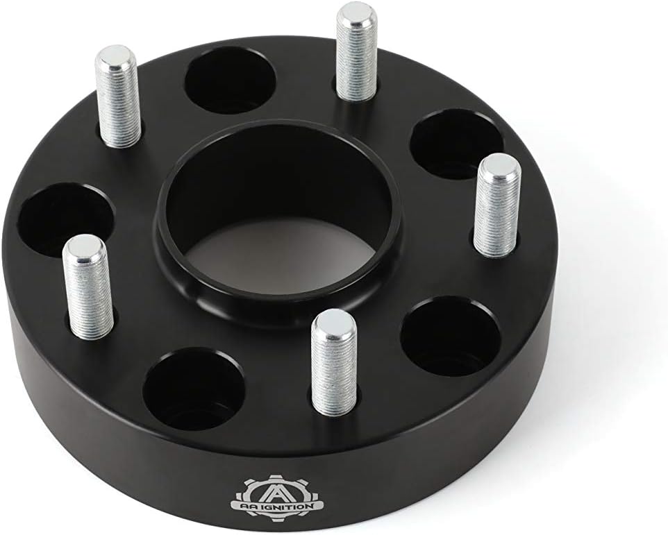 Wheel Spacer Set of 4-1.5in Thick - 5x127mm, 5x5in Hub Centric Adapter 71.5mm Bore - 1/2 x 20 Studs - Compatible with Jeep Vehicles - 2007-2018 Wrangler, 06-10 Commander, 05-10 Grand Cherokee