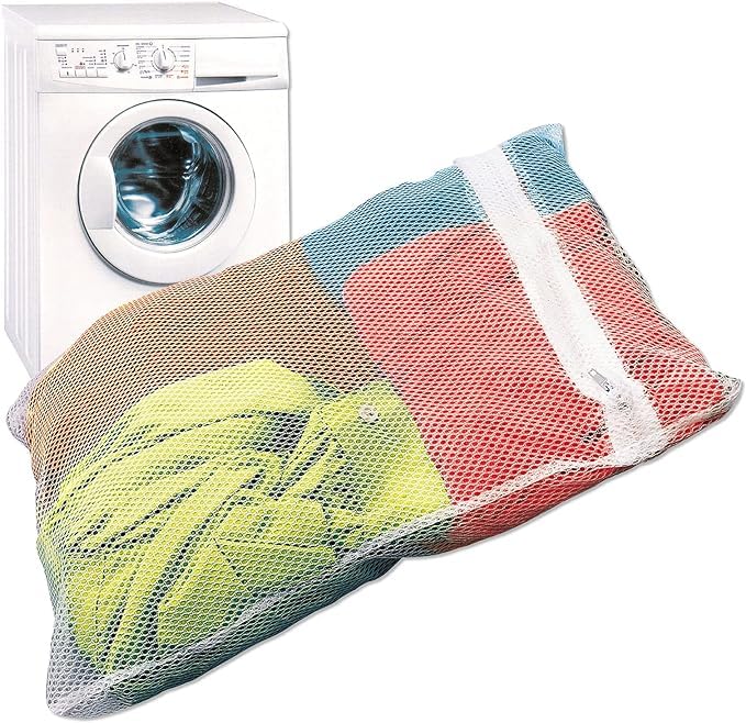 4 Sacchetti Per Lavatrice In Rete Con Cerniera, YOU Sacchi Biancheria Protettivi Per Intimo Calzini, Riutilizzabili, 2 Misure - 3