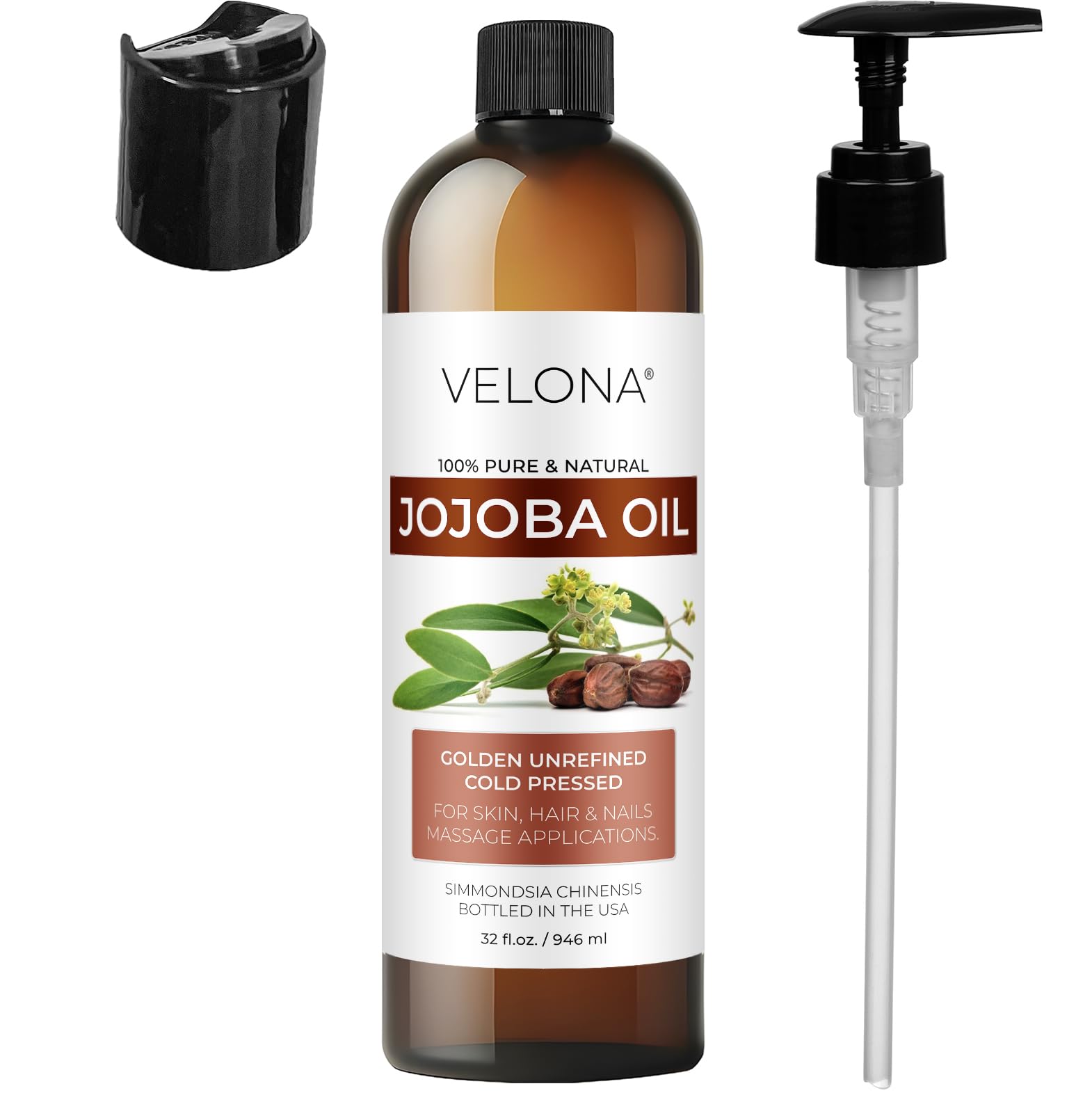 velona Jojoba Oil, Cold Pressed and Unrefined