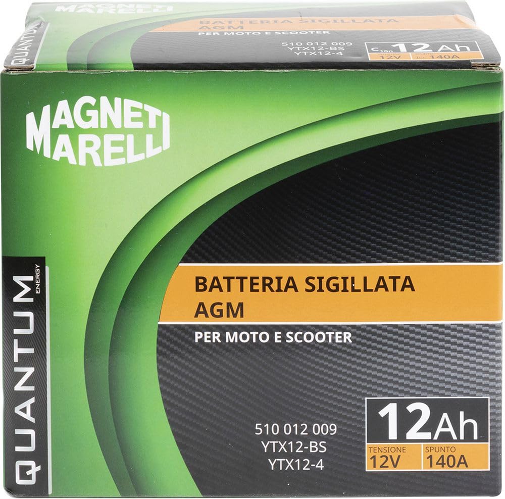 Bateria Quantum-Marelli 12ah AGM bezobsługowa