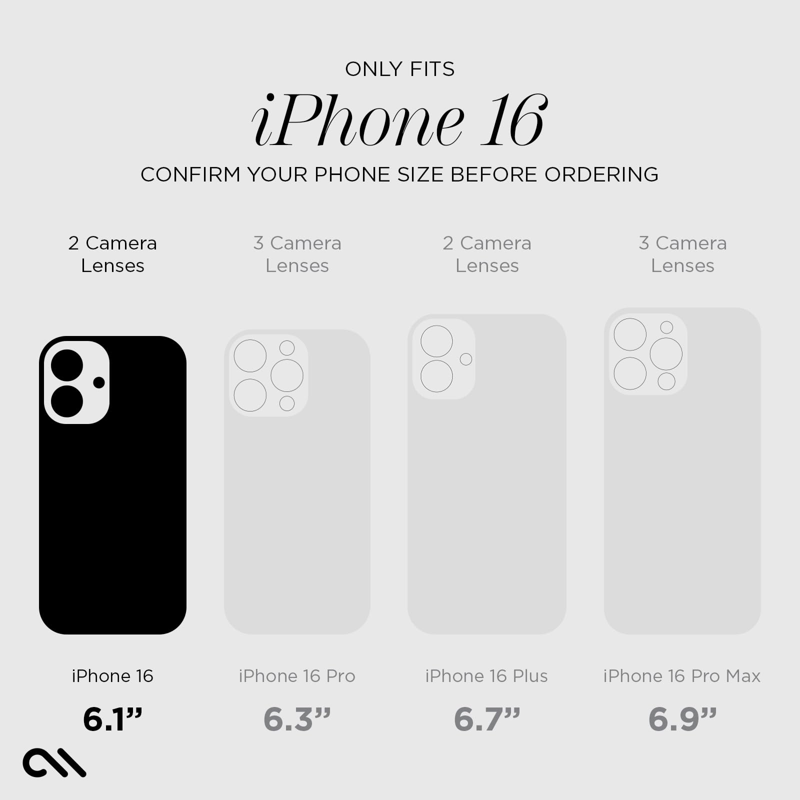 Amazon.com: Case-Mate iPhone 16 Case [Compatible with MagSafe