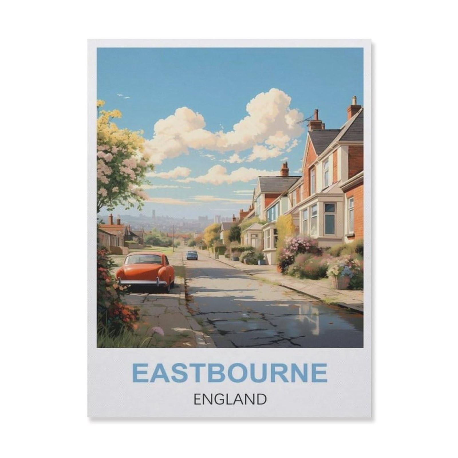 Metal Signs，Eastbourne England(20x30cm）