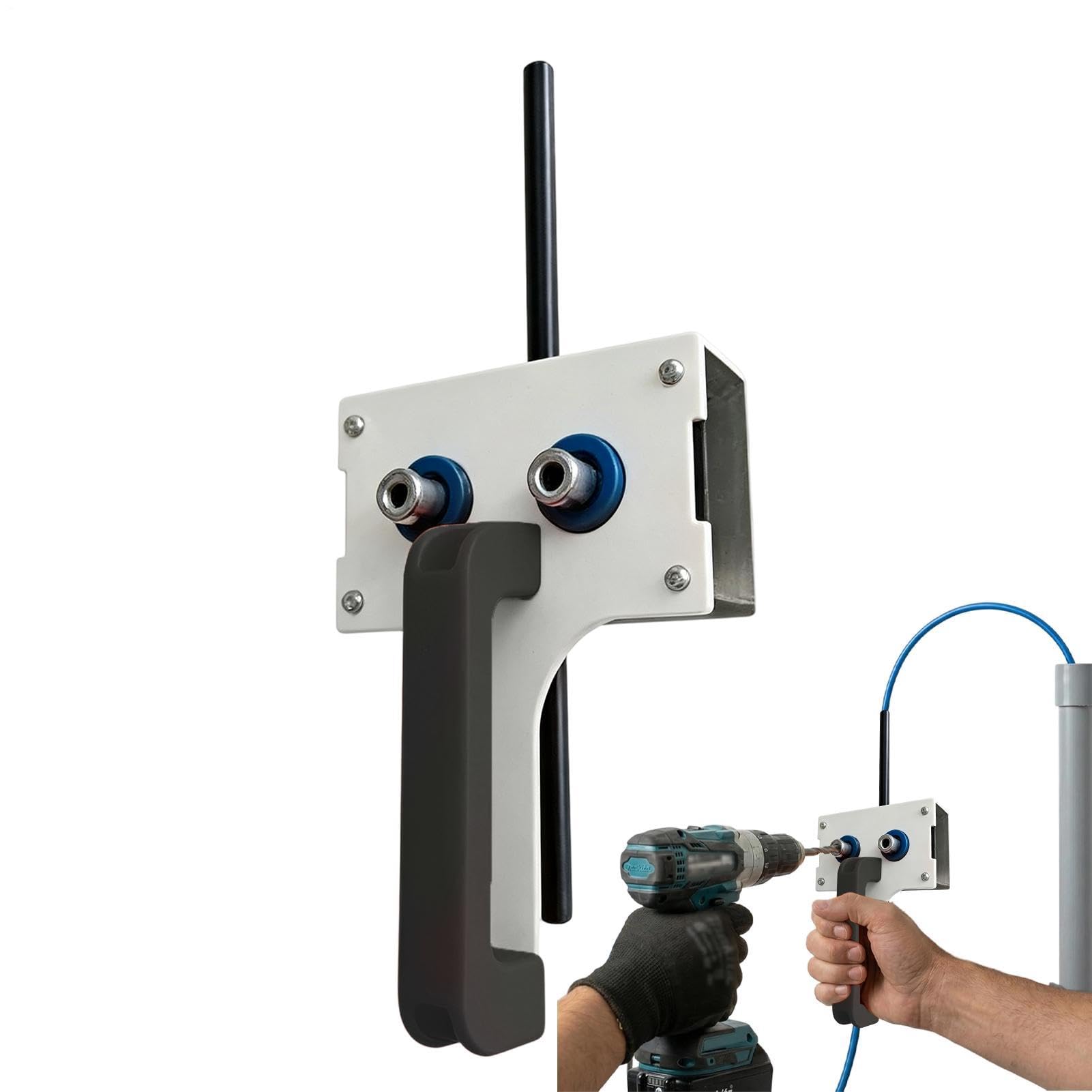 Herramienta Pasacables - Herramienta Guía Accionada Por Taladro Electricista | Pasacables Para Conductos Estrechos | Para Proyectos De Cableado Industrial E Hidroeléctrico Tuberías Metálicas