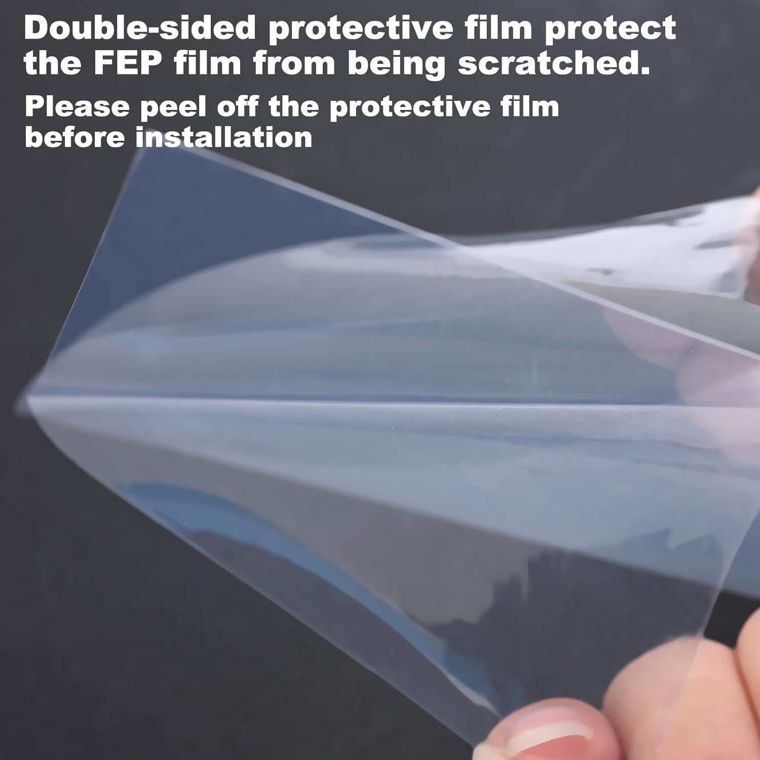 6PCS FEP Release Film for Resin 3D Printers, FEP Film for Anycubic Photon M3 Max/ELEGOO Jupiter, 12.8-13.6 Inch 3D Printers, 380x260x0.15mm