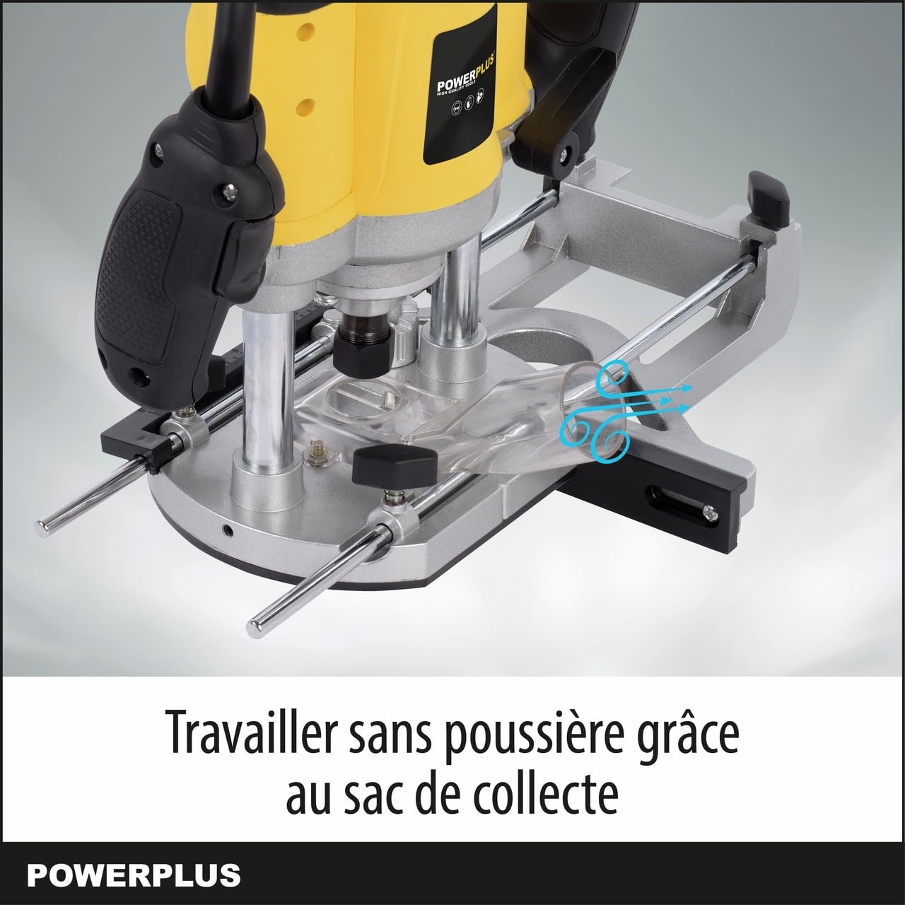 PowerPlus Défonceuse POWX093 - Défonceuse 1500w + 12 fraises