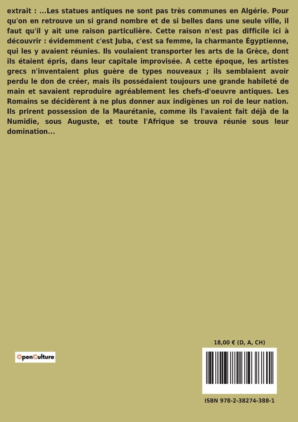 L'Afrique romaine: Exploration archéologique et historique de l'Afrique romaine