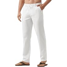 Willit Mens Linen Pants Casual with Pockets 29" 30" 32"