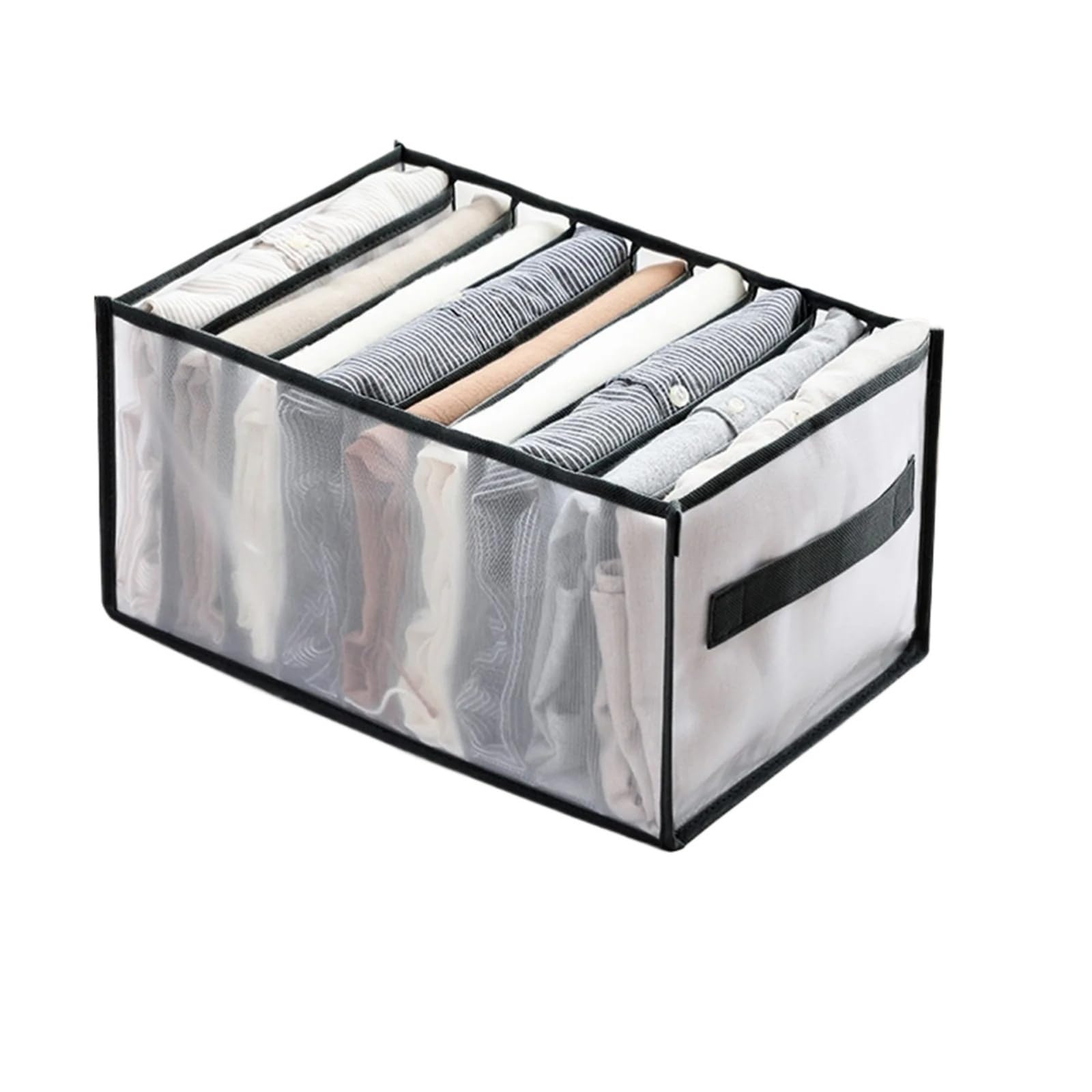 DFGRGRV Drawer Organiser Closet storage box folding underwear partition drawer jeans wardrobe clothes(Pink,Color08)