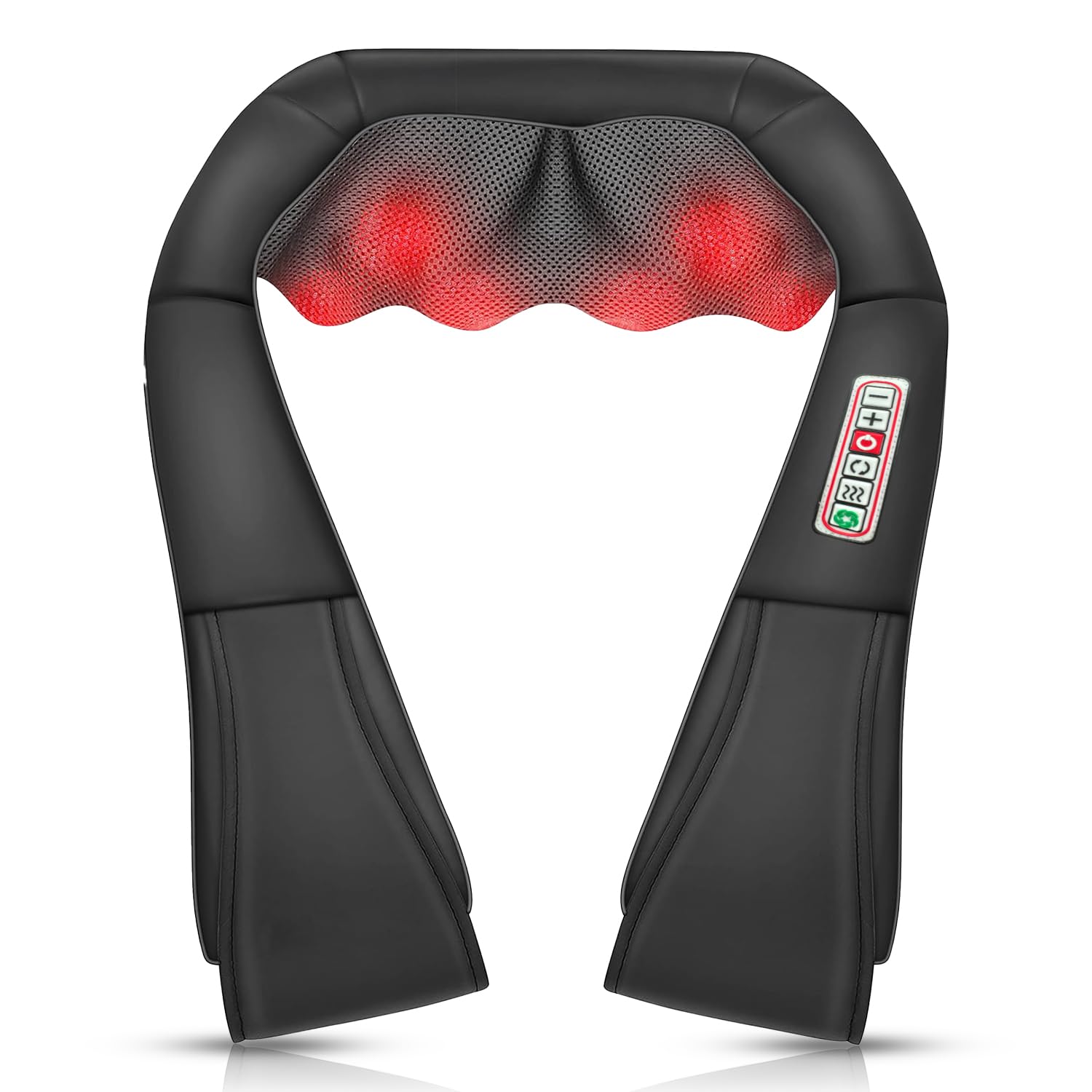 Masajeador Cervical y Espalda con Calor Relajante,Eléctrico Amasajeador de Cuello,Shiatsu Masajeador Espalda para Alivio Dolor Muscular Corporal Hogar Oficina Mejor Regalo Mujeres Hombres Mamá Papá