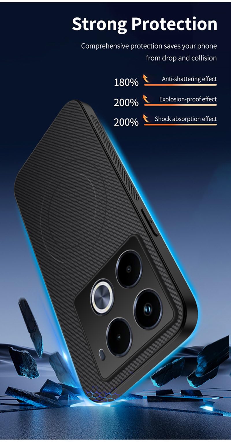 Custodia per Infinix Note 40 Pro 5G/Note 40 Pro+ 5G Custodia resistente a doppio strato