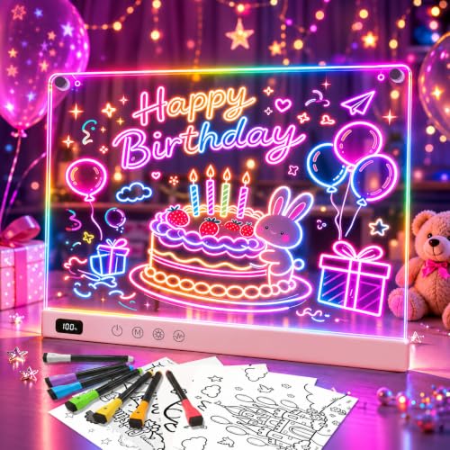 Signsxcel 17'' Tableau dessin LED rechargeable