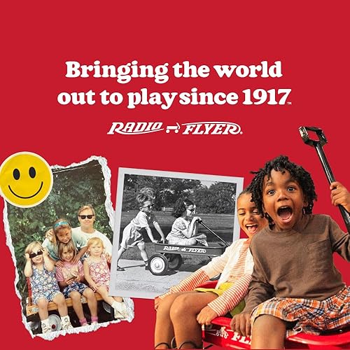 Miniatura 8 de Radio Flyer Pedal & Push Stroll ' N Trike - Triciclo, color rojo, de 1 a 5 años (exclusivo de Yaxa)