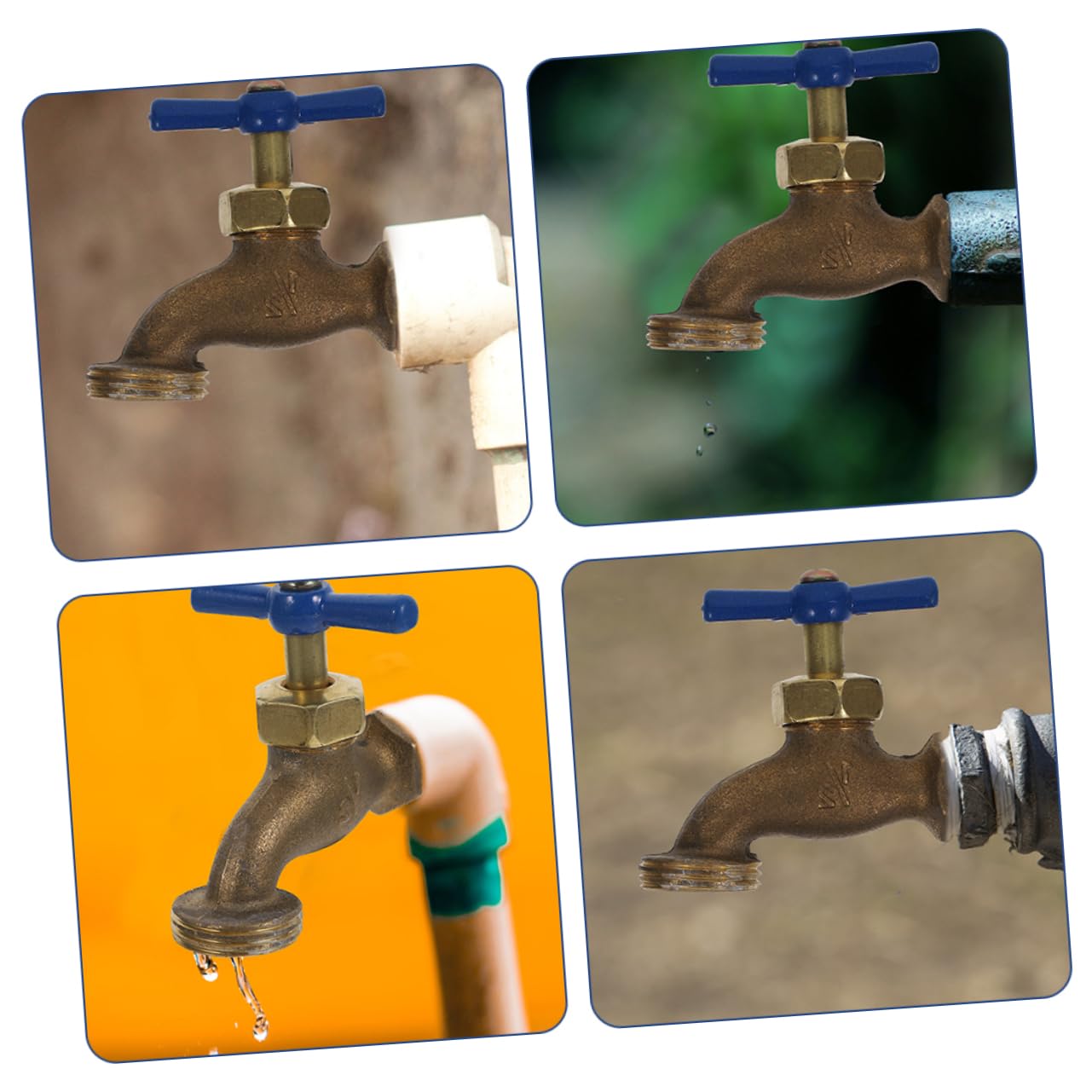 TOYANDONA 5 Series Conector De La Manguera Exterior Boquilla Accesorios De Manguera De Metal Accesorios De Reparación De s De Jardín Conector De Latón 2 Piezas X 5