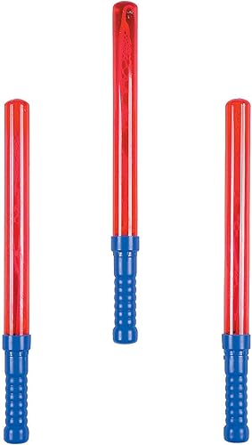 Fun Express - Bandas de burbujas grandes para 4 de julio, juguetes, burbujas, burbujas, 4 de julio, 12 unidades