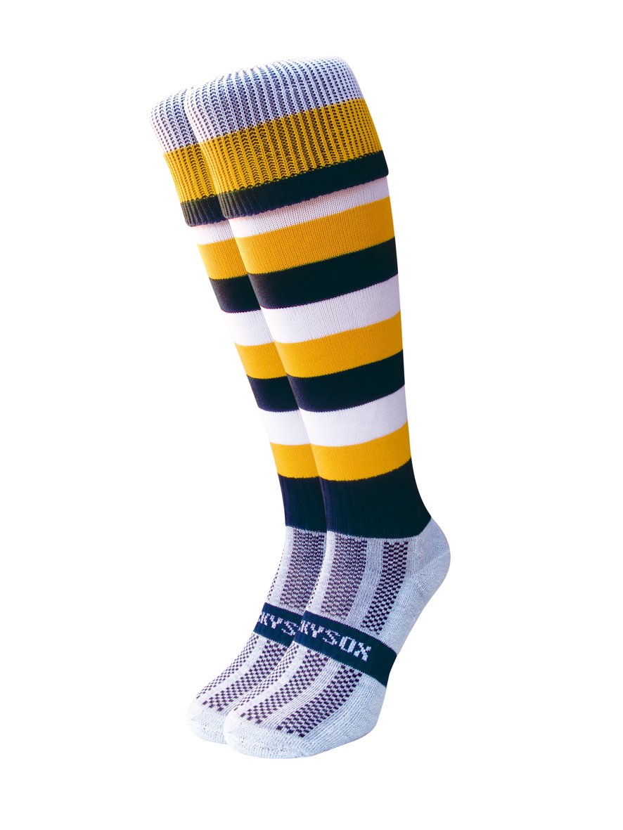WackySox Neat Feet Rugby Socks, Hockey Socks, Sports Socks for Men and Women