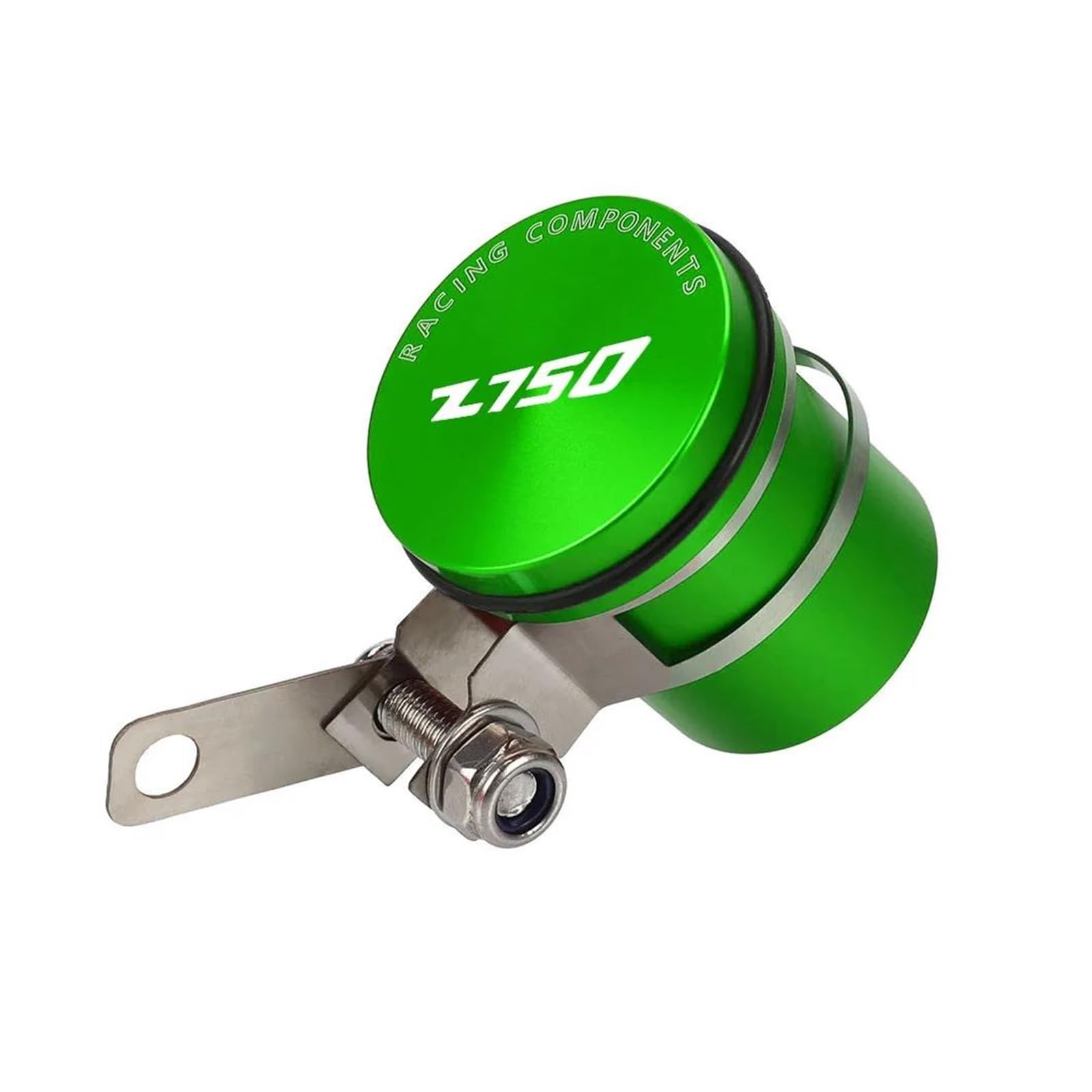 Vaschetta Olio Freni Coppa Olio per KA&WASAKI Z750 Z750 Z750 2005-2012 Accessorio Universale in Alluminio per Moto Serbatoio Liquido Freni Serbatoio Frizione Tazza Fluido Olio(Verde)