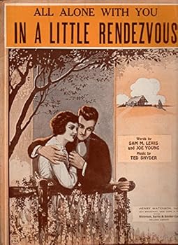 Sheet music All Alone With You In A Little Rendezvous (Sheet Music 1924) Book
