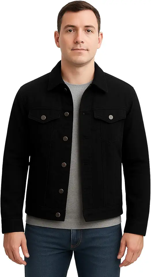 Jaqueta Jeans Básica Masculina