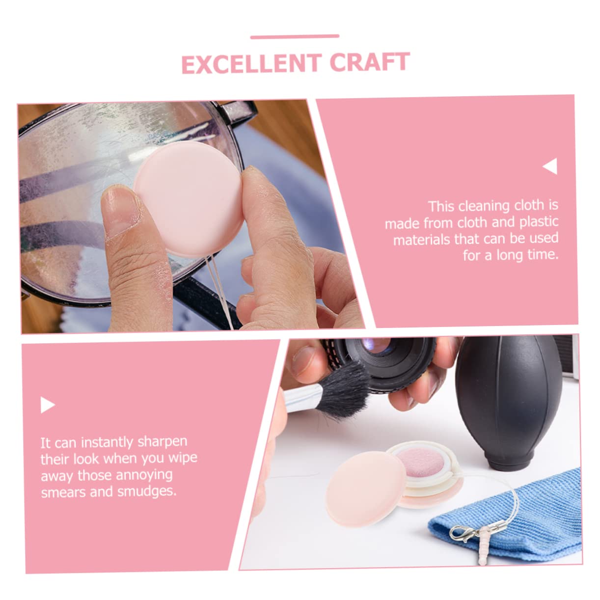 30 Stück Macaron Reinigungstücher Schnapsgläser Smartphones Brillen Linsenreiniger Brillenputztuch Tablet Reiniger Brillenreiniger Glasputztuch FOMIYES
