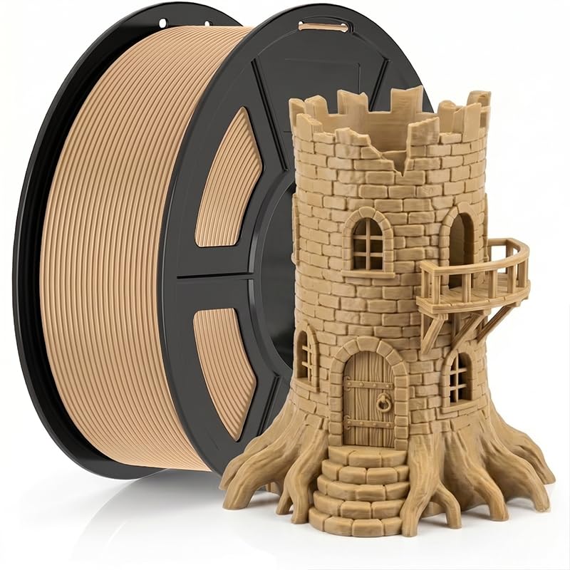 Image of 250g Wood PLA Filament 1.75mm Filajoy3D 3D Printer Filament, Real Wood Fiber PLA, 250g Spool