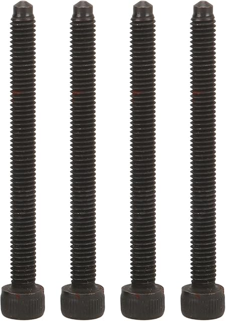 Injector Bolt Set,BOROCO 4pcs Injector Screws Bolts Set 038103385A Iron Black Replacement for A3 Cabriolet 20082009