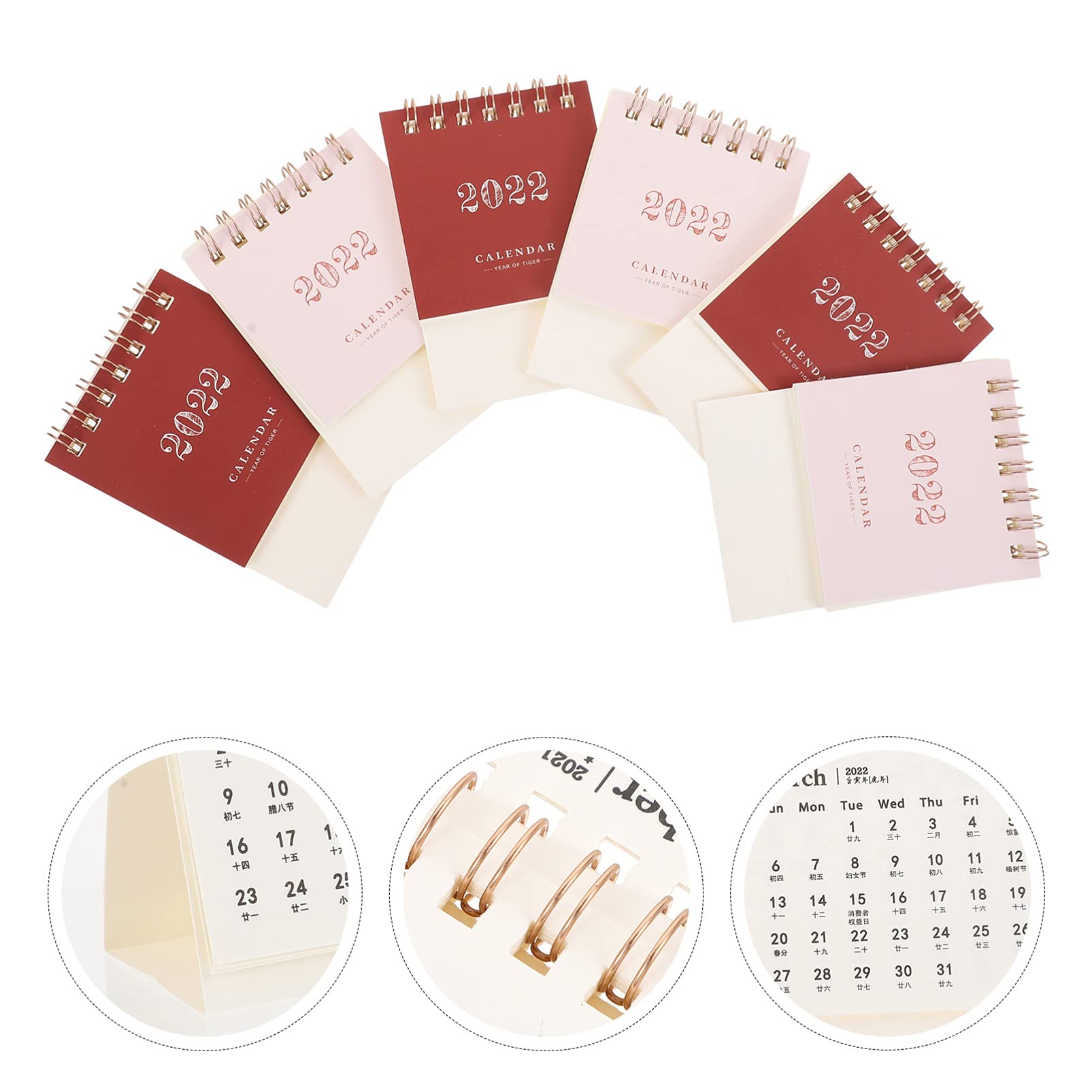 48 pezzi 2022 calendario decorazione da scrivania decorazione per sala da pranzo per tavolo in piedi 2022 planner mensile scrivania planner 2022 cavalletto da scrivania mini cavalletto mini