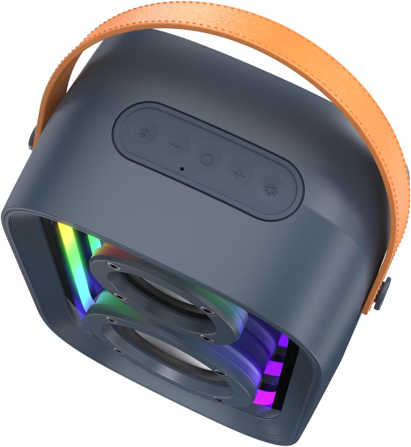 Speck Speaker Gemtones Infinity Speaker Mini - Dark Grey/Chrome/Tan