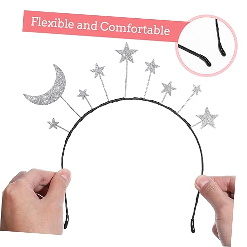 Miniatura 7 de minkissy 10 diademas para fiesta de Año Nuevo, accesorios para mujer, accesorios para mujer, fiesta de cumpleaños, cabeza, tiara nupcial, globos de