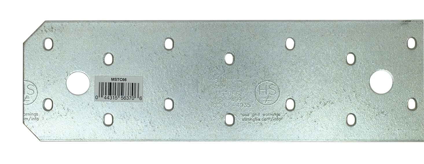 Simpson Strong Tie MSTC66 3 in. x Countersunk Strap (10Pack), 3" x 65