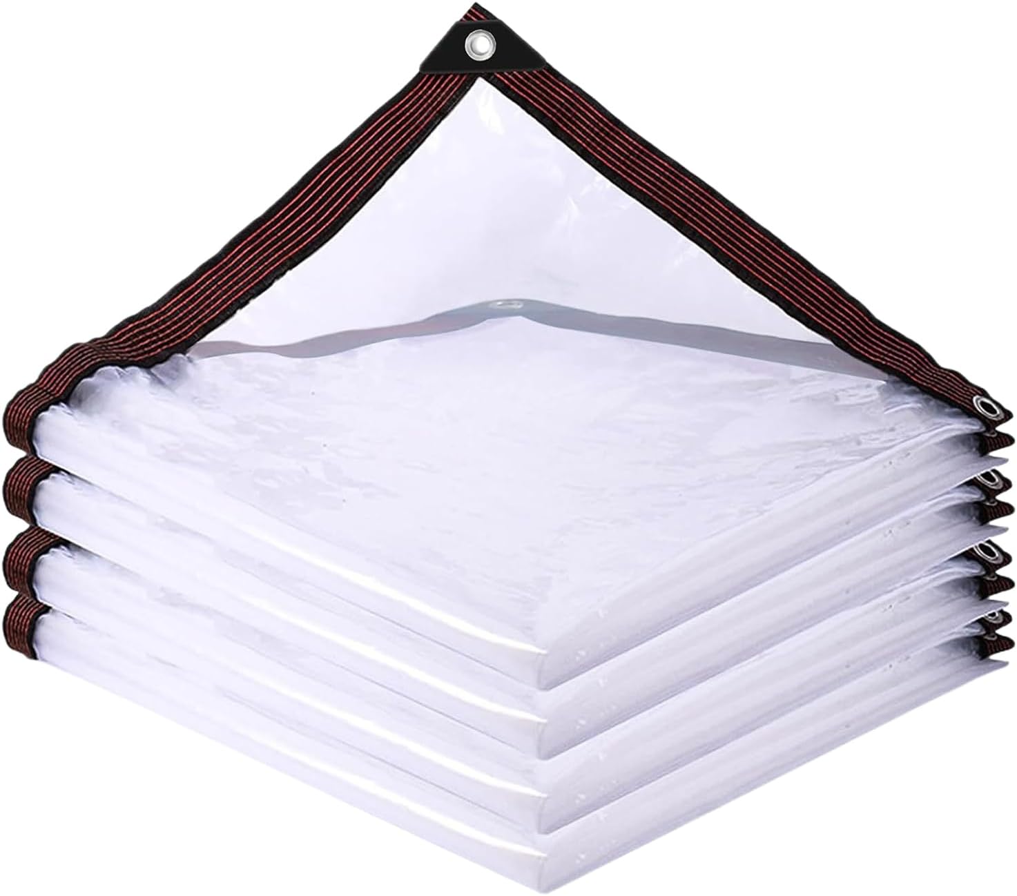 Tarp Waterproof - 7x20ft Clear Rain and Sun Cover, Insulated Plant Protection for Outdoor Use, Ideal for Beach, Picnic, Camping, Tent, Backpacking, Car, RV, Truck, Garden, Patio, and Urgent Shelter