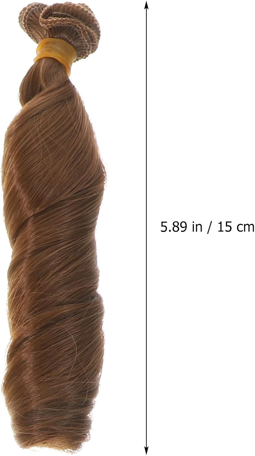 10pcs Doll Hair Wefts for Rerooting DIY Doll Making Supplies