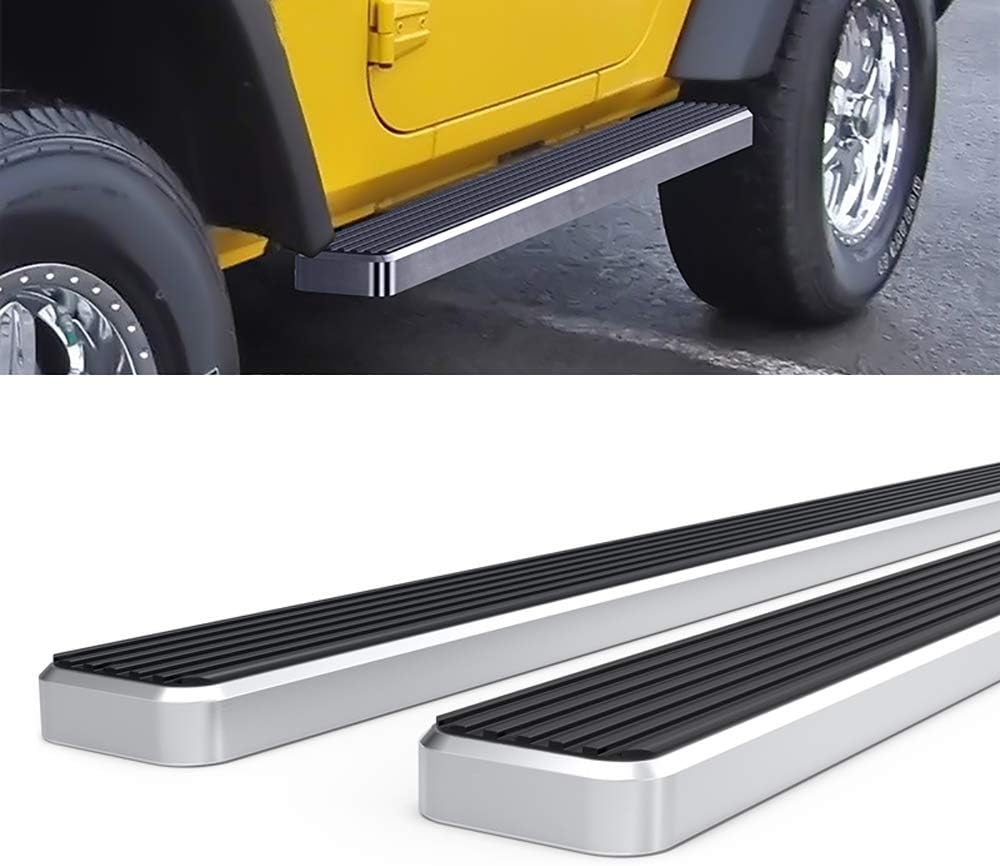 for 2007-2018 Wrangler JK Sport Utility 2-Door (Nerf Bar | Side Steps) 4" Eboard Running Boards