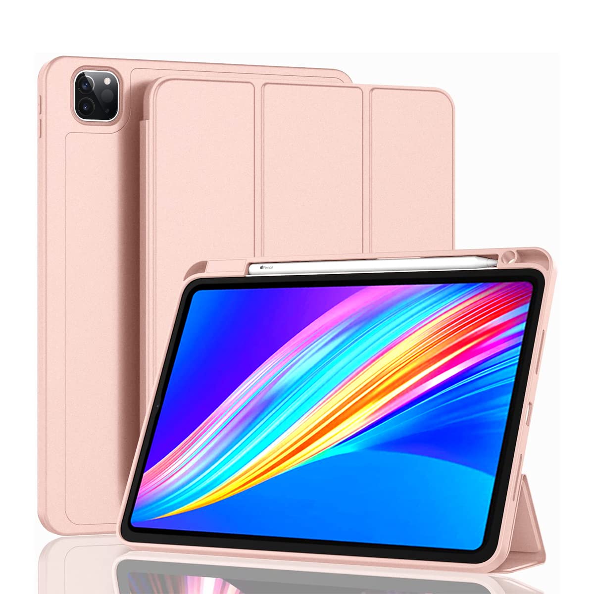 YellowCult Case Compatible with iPad Pro 11 Inch Case 2021/2020/2018, Back Cover with Pencil Holder for iPad Pro 11 Inch, Auto Wake/Sleep, Support Pencil 2 Wireless Charging [Lube Pink] (B0BJ12VX46) Amazon Price History, Amazon Price Tracker