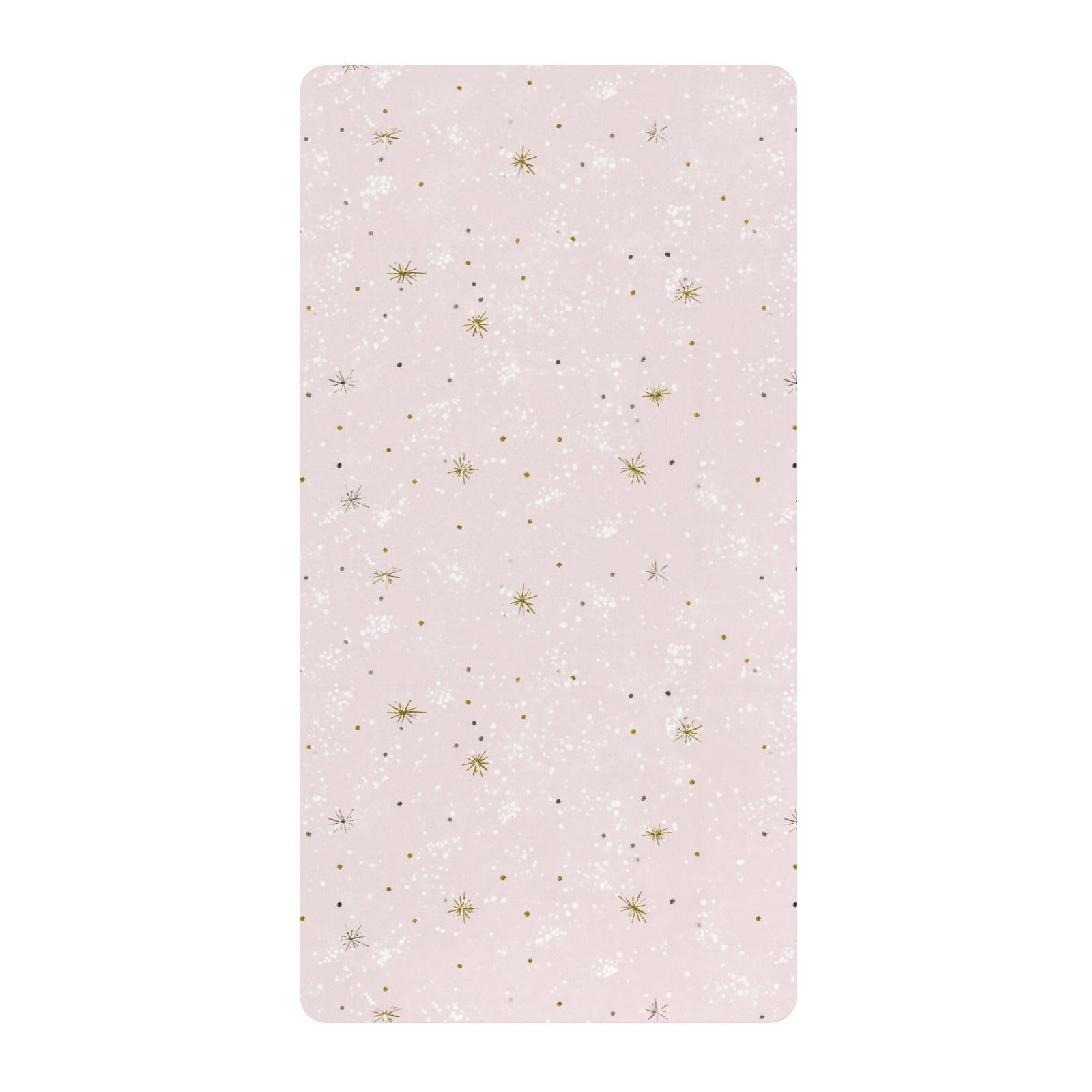 Drap de berceau en mousseline douce pour lit de bébé au motif pois