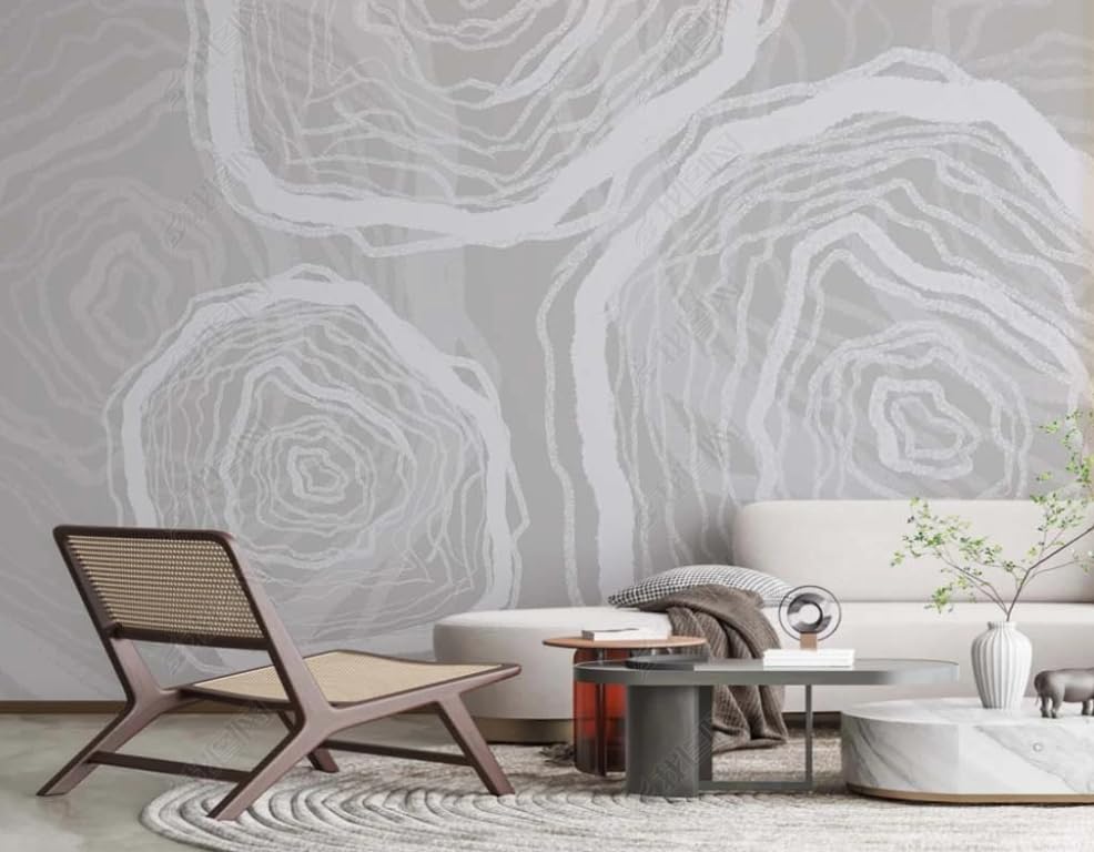 Papier peint intissé pour agrandir une pièce et relooker un grand mur de salon rapidement