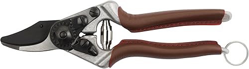 FELCO 6 ELITE Pruning Shears – 7.7" Swiss-Made Garden Clippers with Leather-Wrapped Handle for Medium Right Hands | Hand Pruners for Gardening | Garden Tool Cutter with Bypass Blade, Aluminum Body - Thumbnail 4