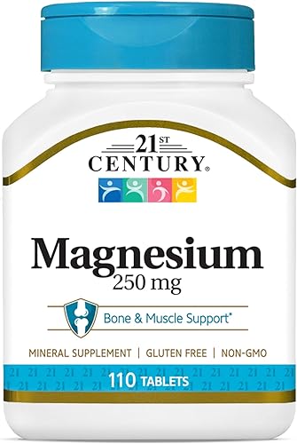21st Century Magnesio 250Mg 110 Count (2 Pack)