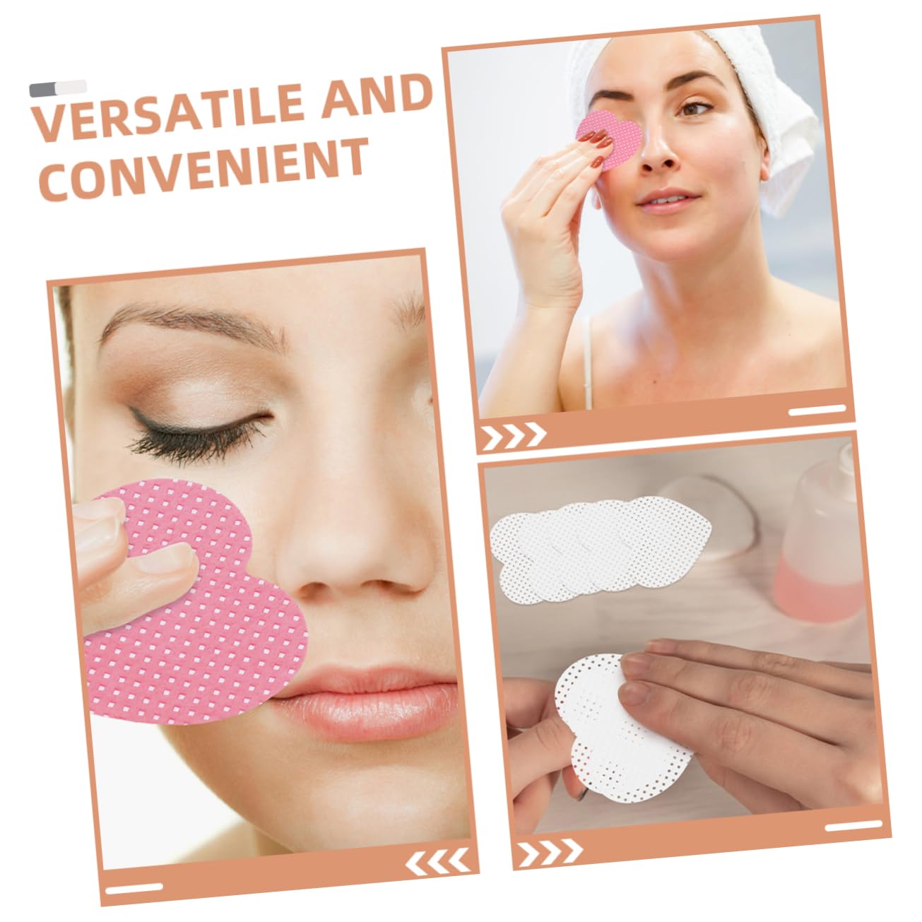Healvian Almohadillas De Algodón Para Limpieza De Uñas y Maquillaje Por Caja Desmaquillador Para Esmalte y Extensiones De Pestañas Absorbente Para Manicura