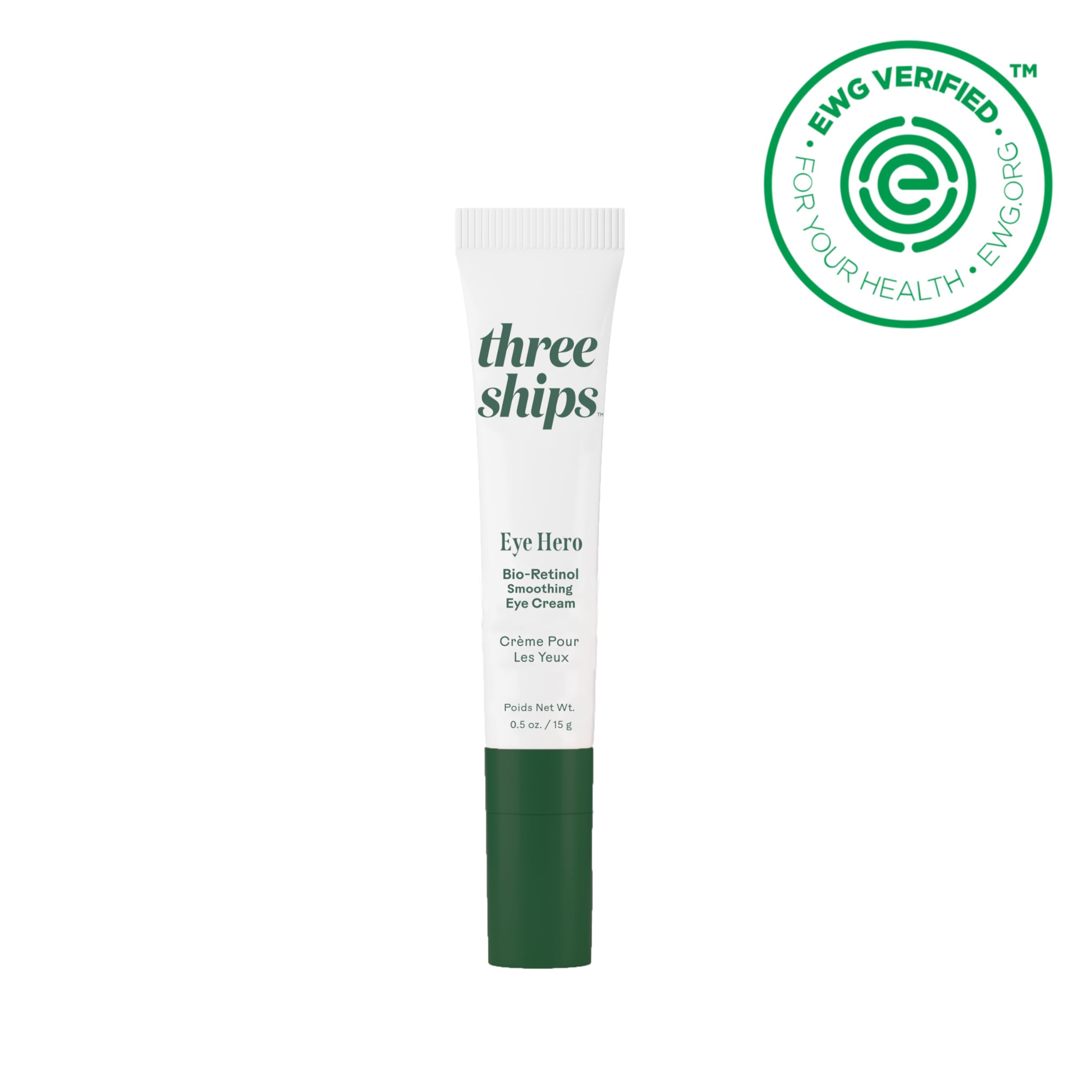 Three Ships Bio-Retinol Smoothing Eye Cream, 0.5 oz