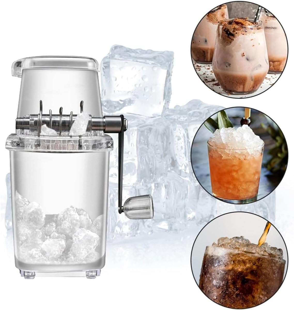 Amazon｜アイスクラッシャー 砕氷機 製氷器 1.25L 手動アイス