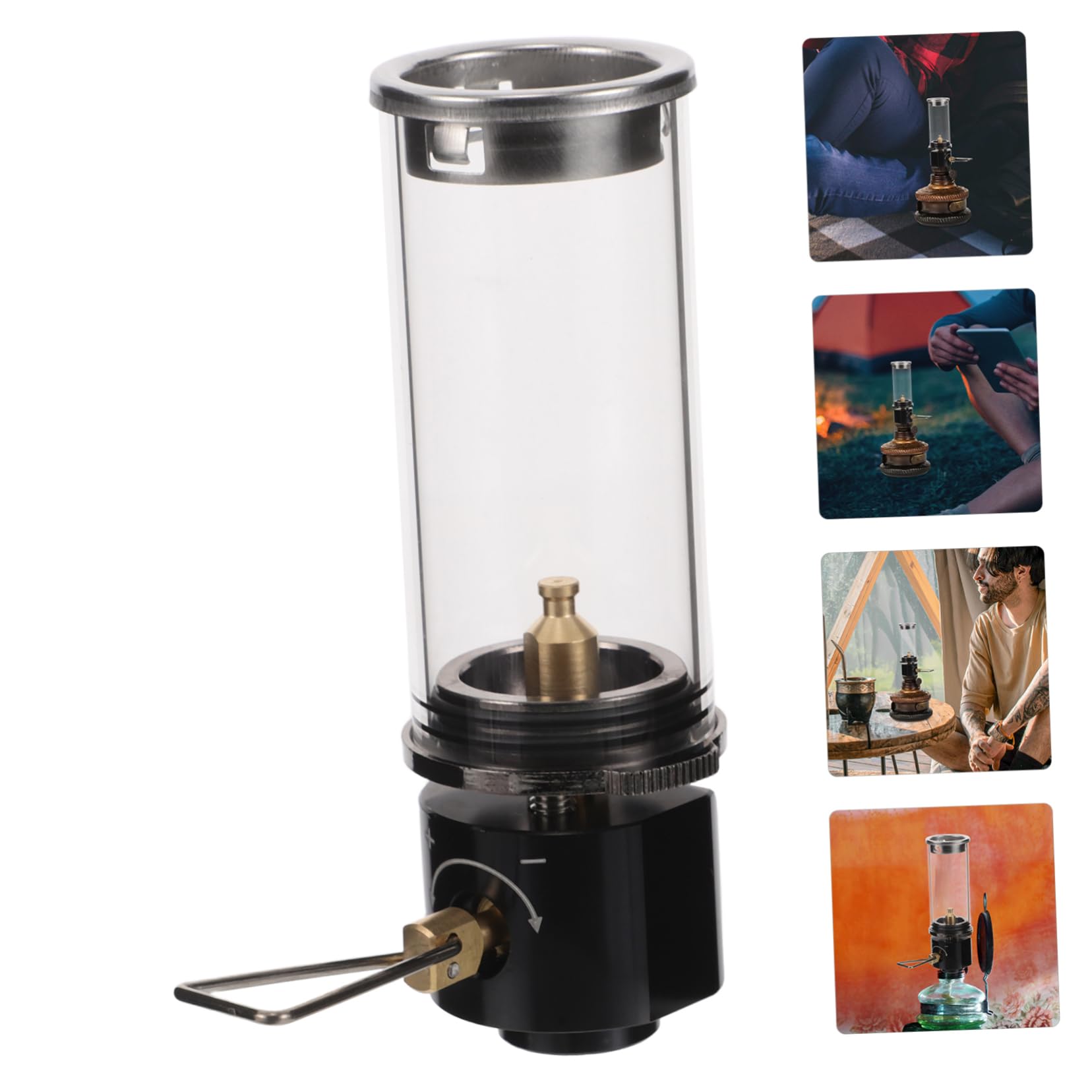 Kisangel Lanterna Portatile Da Campeggio Multi Funzione Per Attività Outdoor Lampada Gas Per Illuminazione Di Emergenza Luce Per Atmosfera Estiva