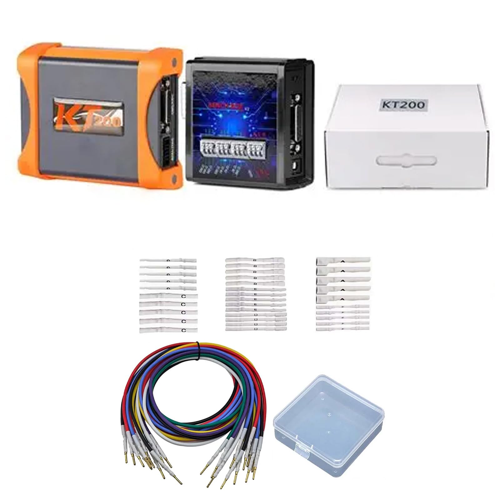 Cavo per unità di controllo motore per appassionati di fai da te KT200II e tecnici professionisti, con strumento di programmazione efficiente, set di connessione per unità di controllo del