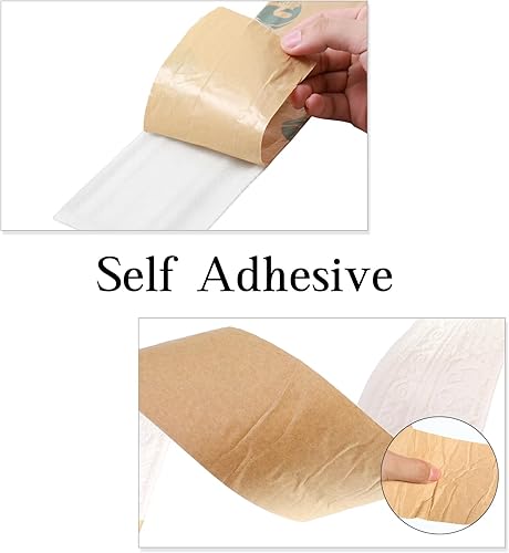 Miniatura 5 de TaoBary 5 rollos de 90 x 3 pulgadas autoadhesivo de espuma flexible para moldura de papel tapiz con borde 3D, líneas de pared decorativas adhesivas