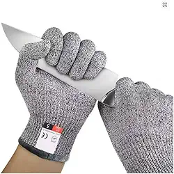 Luvas Anticorte de Alta Performance para Cozinha, Corte e Jardinagem – Tamanho Único – Conforto e Proteção Nível 5