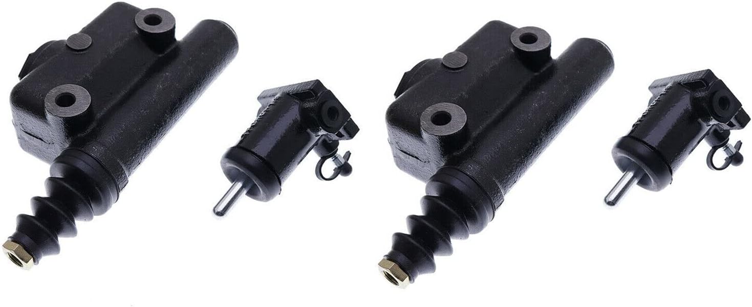Solarhome 2X A51976 L25419 Brake Master & Slave Cylinder Kit Compatible with Case 430 450 450B 450C 480 480B 480C 480D 580 580B 580C 850B 850C 850D 855C