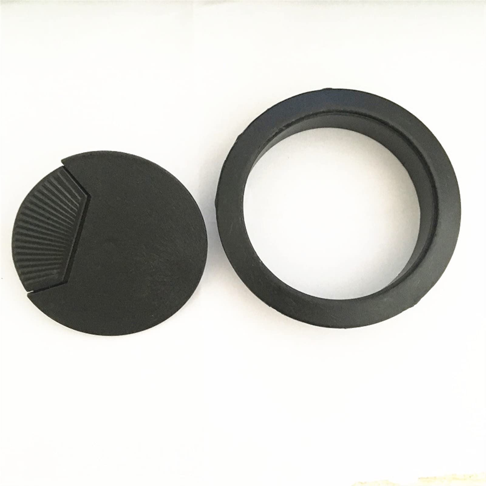 Schreibtischtülle Schreibtischdurchführung, Kabeldurchführung, 60 mm, 8 Stück, schwarze Kunststoff-Drahtlochabdeckung for Computertisch, Schublade, Schrank, Kabelanschluss