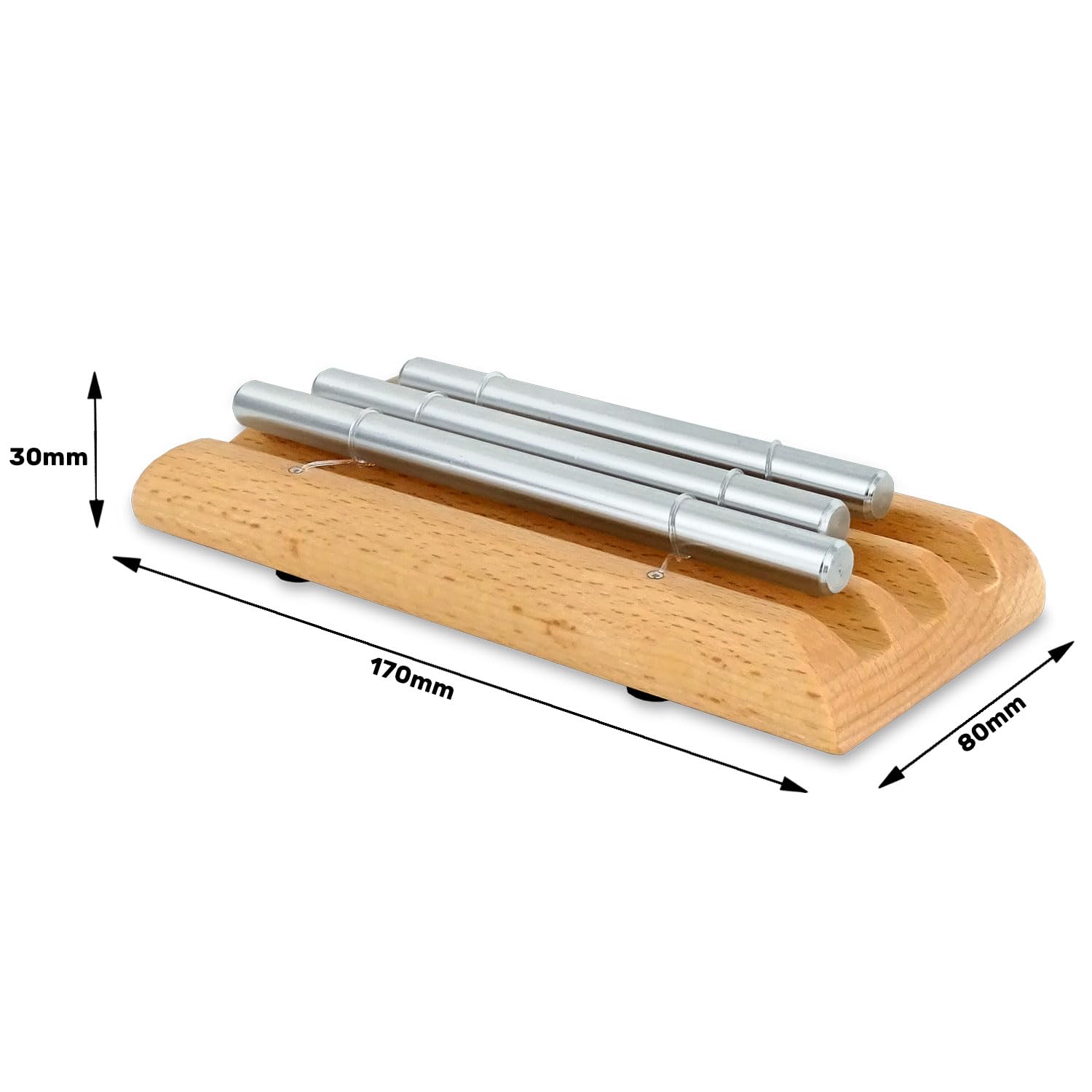 keepdrum KDC3 Energy Chimes Klangstäbe 3 Töne mit Schlägel