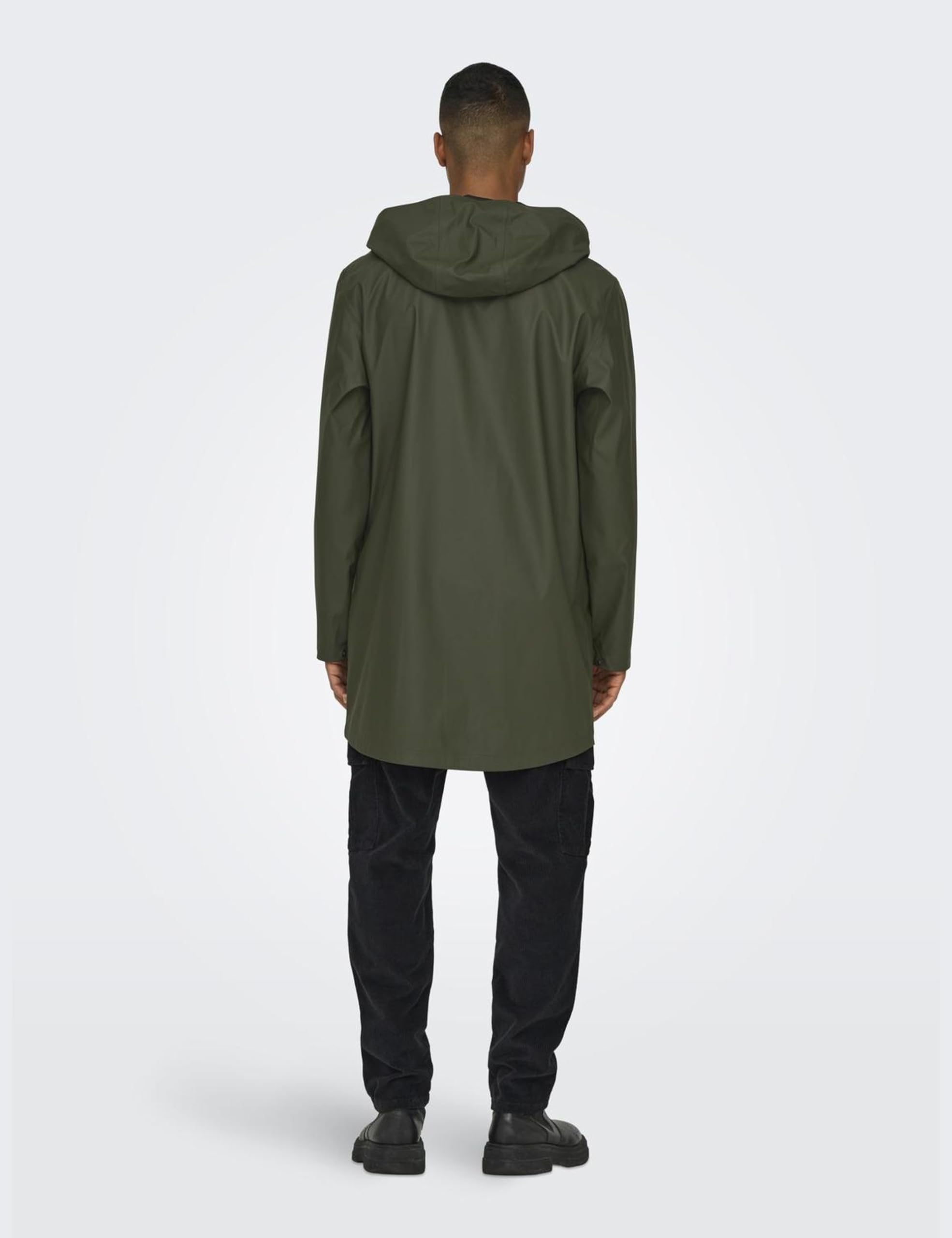 Only & Sons Płaszcz przeciwdeszczowy Mężczyźni Onsluca Rain Coat Otw